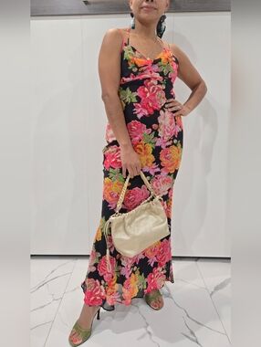Runaway The Label Romantic Summer Night Floral Flowy Vacation Tropico Maxi Dress